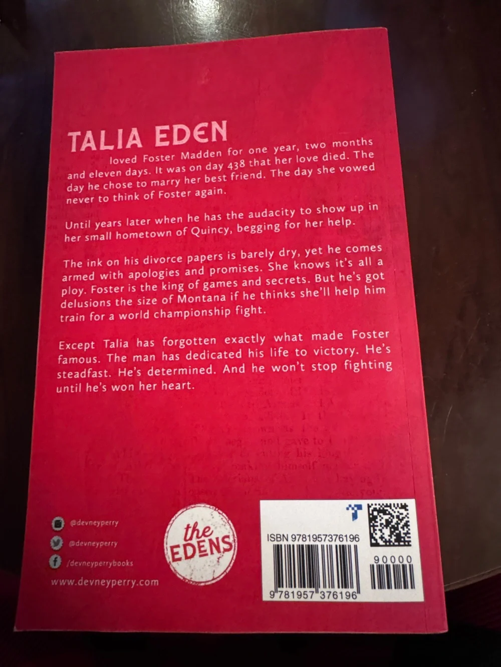Devney Perry the Eden’s series Paperback Book - Books 1 to 4